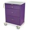 Harloff Tall Isolation Cart, Standard Width, Three Drawers, Standard Key Lock MDS3030K03 - alternate 2